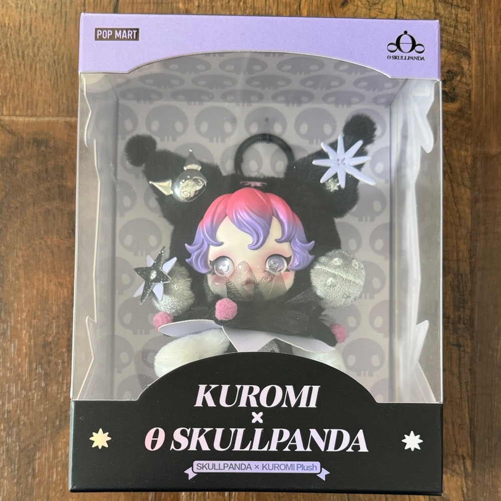 Kuromi x Skullpanda Plush Toy